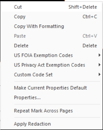 Apply Redaction