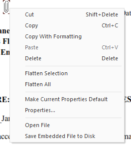 Attachments Properties