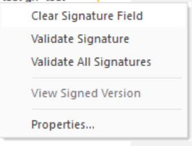 Clear Signature