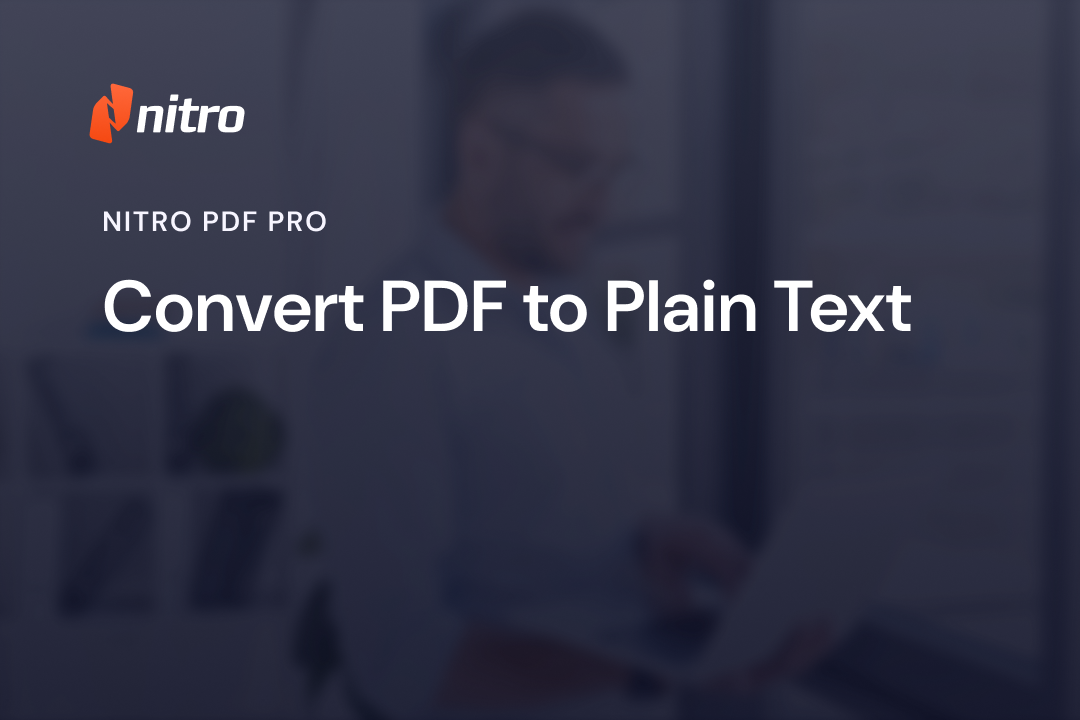 Convert PDF to Plain Text