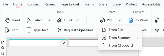 Create PDF Document From Any File