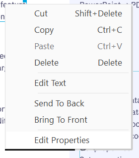 Edit Properties