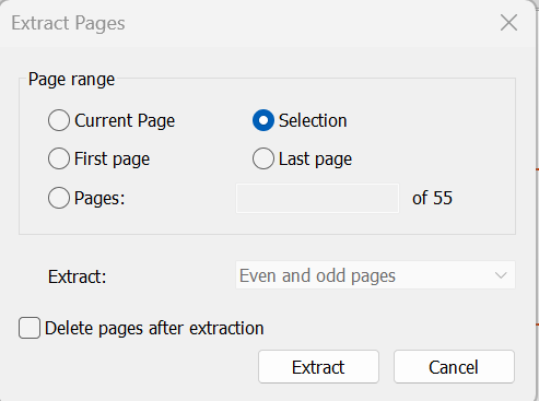 Extract Pages