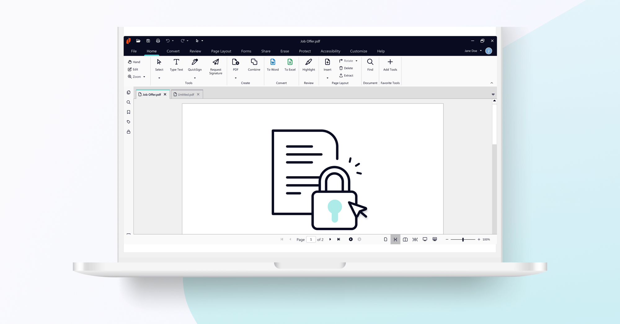 Blog - Header - How to Secure a PDF Document