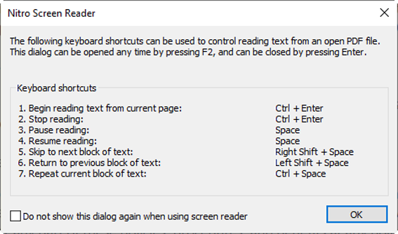 Screaanreader Options.png