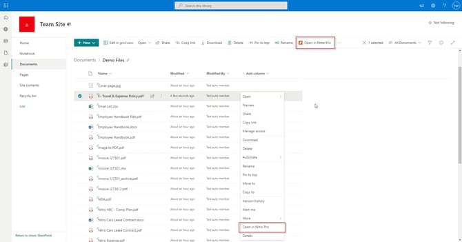 SharePoint Screenshot