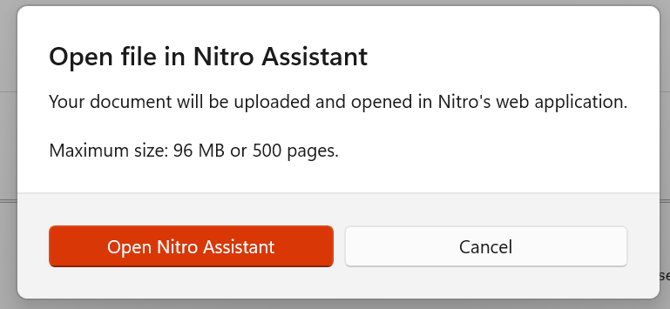 Nitro Assistant