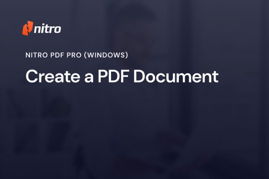 Nitro PDF Pro (Windows) - Convert to PDF (1)