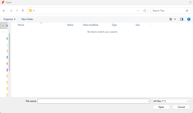 Open Attach Files