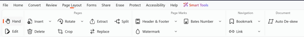 Page Layout Delete