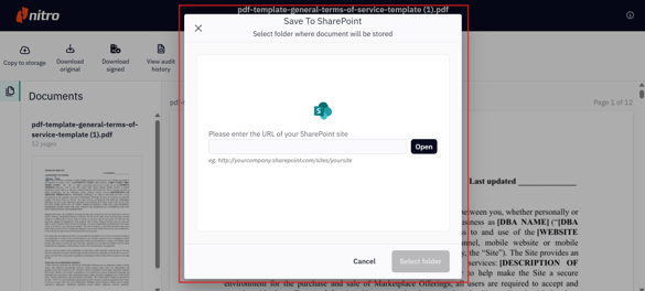 Save in SharePoint-2
