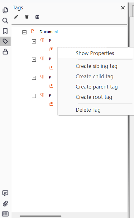 Show tags
