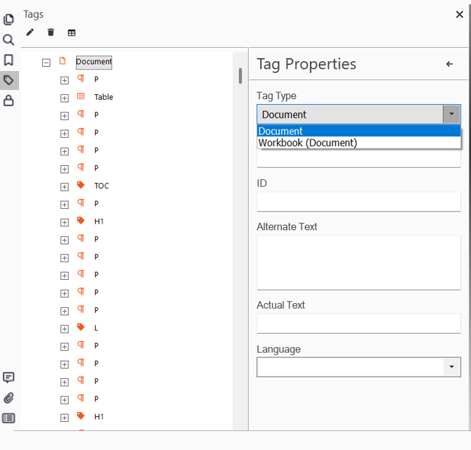 Tag Properties