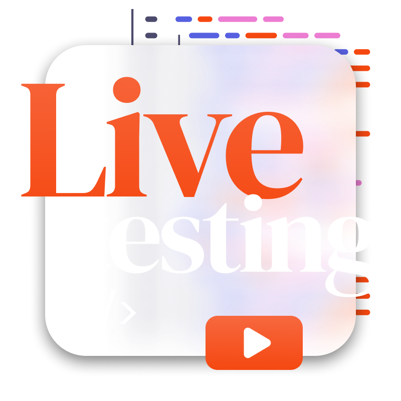 Illustration - Developer Home - live testing Illustration - Developer Home - live testing