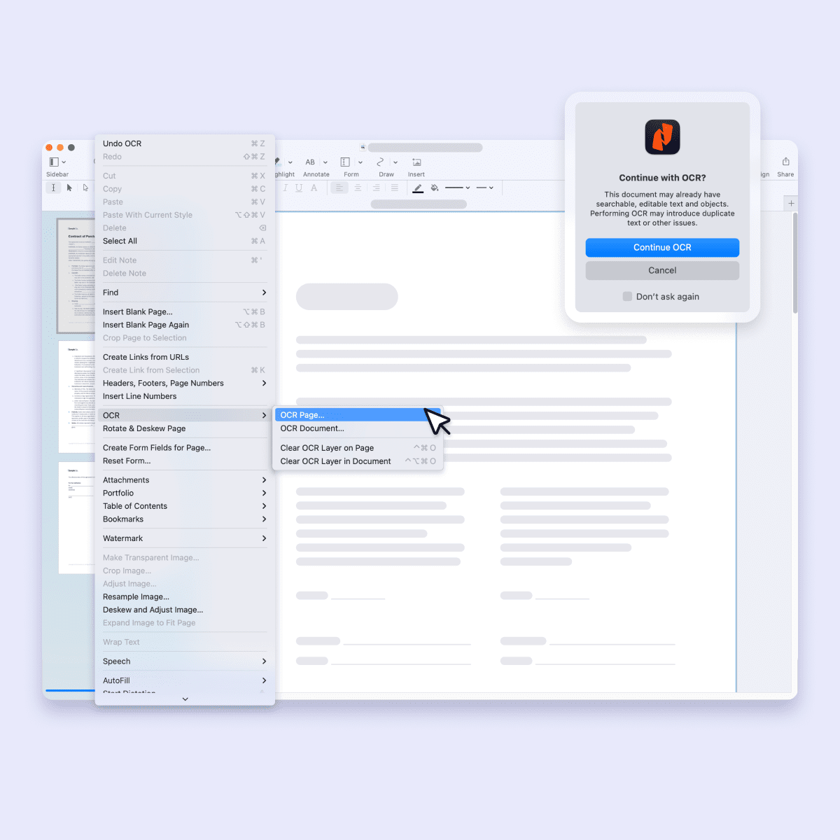 Screenshots-PDF Pro for Mac-OCR