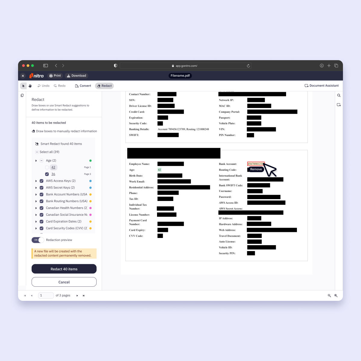 Screenshots-Workspace-smart redact