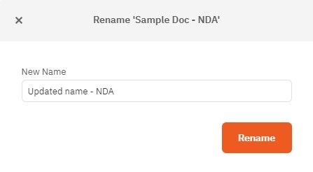 Rename, Duplicate, or Delete a Document