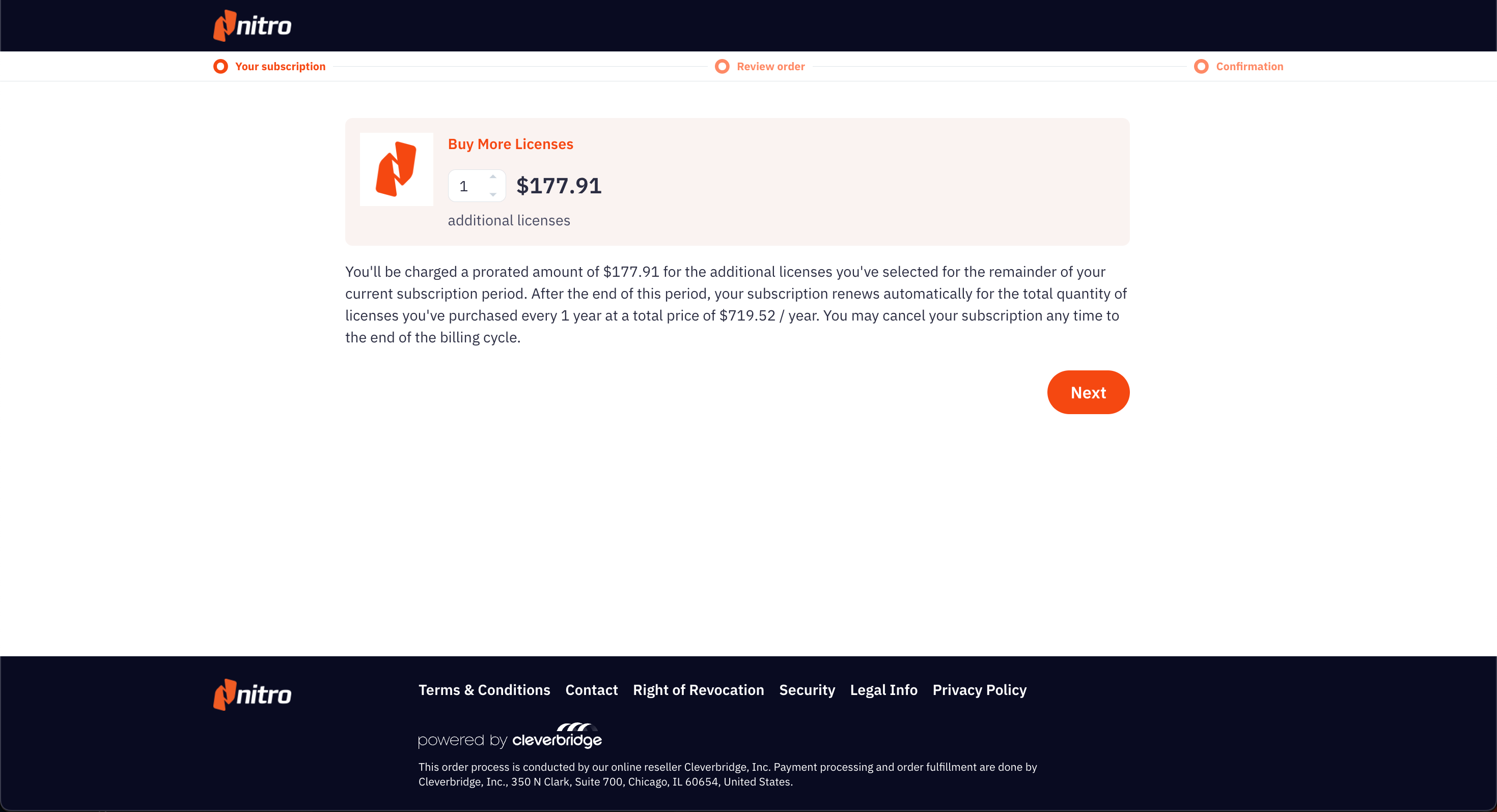 Expansion Flow - Purchase Screen