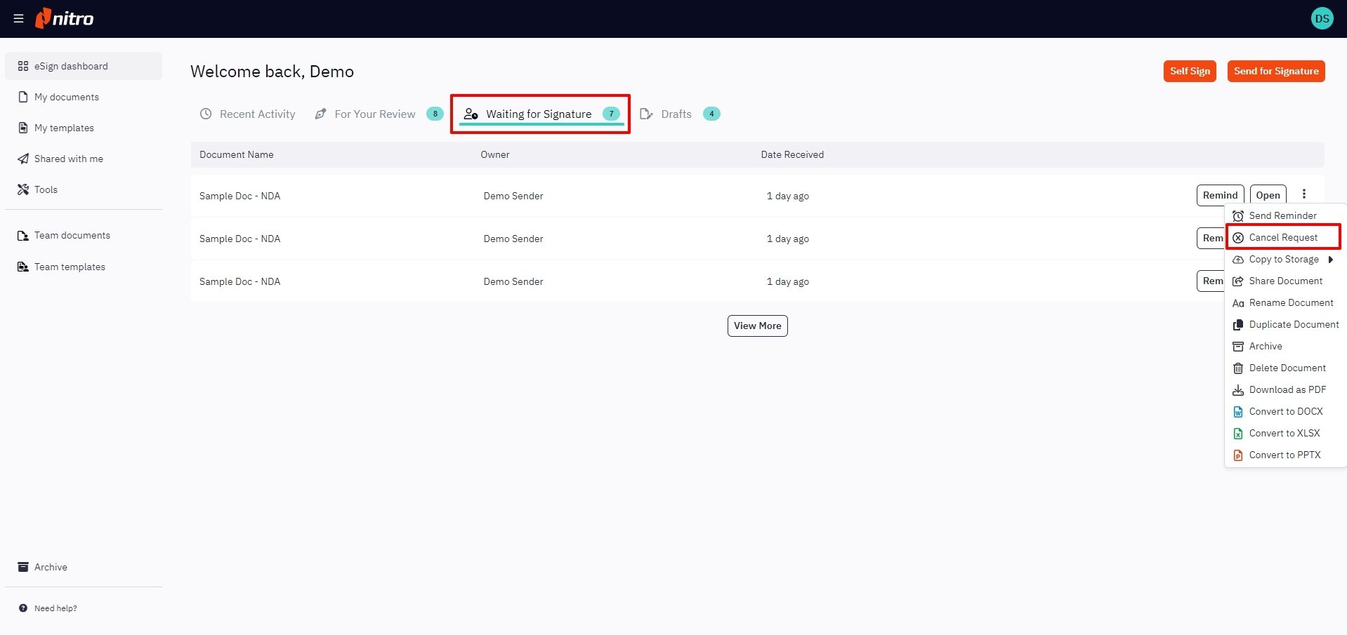 Cancel an eSignature Request_Step 2.jpg