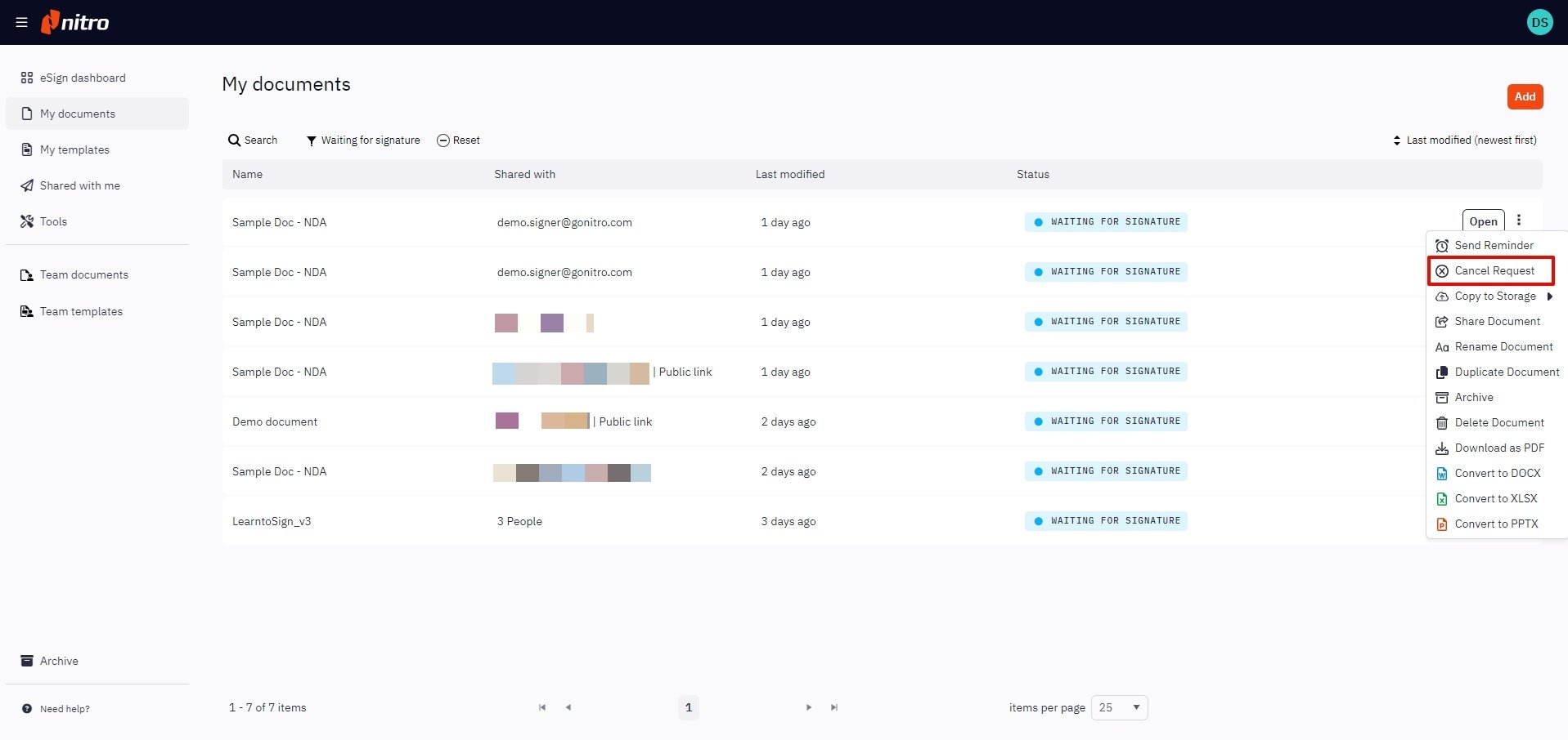 Cancel an eSignature Request_Step 4.jpg