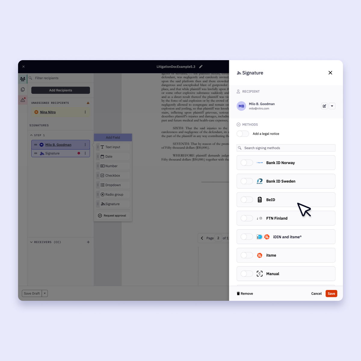 Screenshots-Sign Verified-Signing Methods
